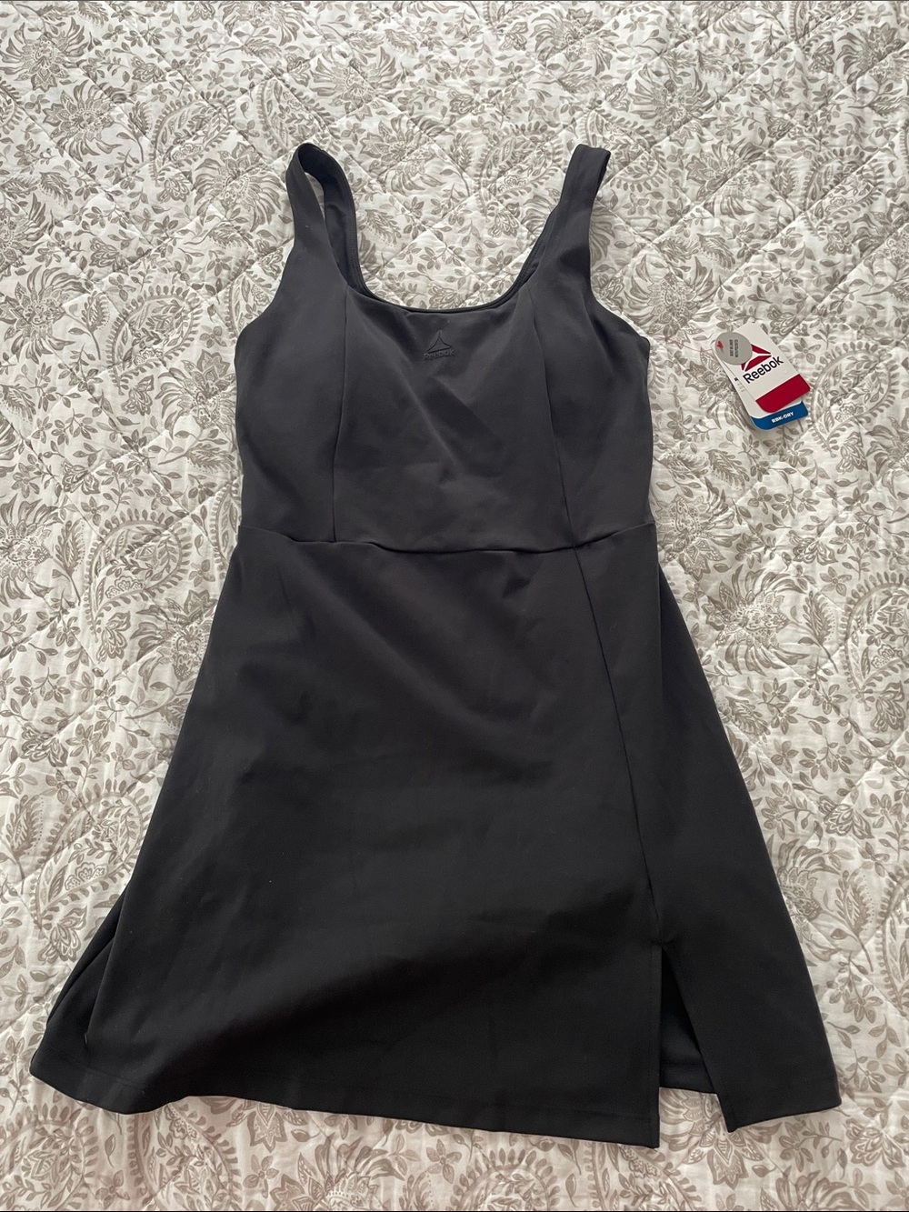 Reebok Black Athletic Tank Mini Dress